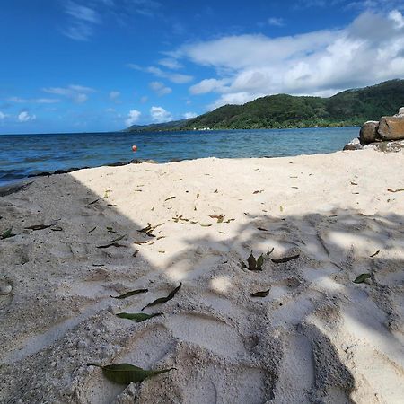 Duplex En Bord De Mer Fare Tahitea Pension Taputapuapea エクステリア 写真