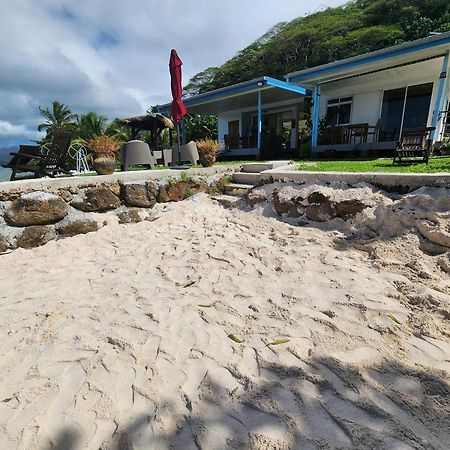 Duplex En Bord De Mer Fare Tahitea Pension Taputapuapea エクステリア 写真