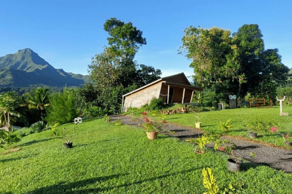 Duplex En Bord De Mer Fare Tahitea Pension Taputapuapea エクステリア 写真